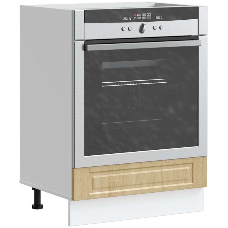 vidaXL Armoire à four Porto chêne sonoma bois d'ingénierie