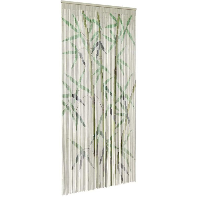 VidaXL Rideau anti-insectes imprimé en bambou 90 x 220 cm