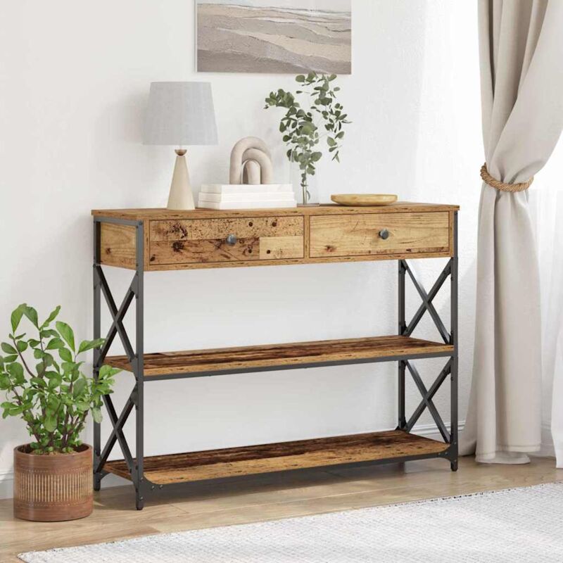 VEVOR Set de 3 Tables de Salon Industriel avec Pieds en Métal 105cm (ZH601) au meilleur prix sur VEVOR Set de 3 Tables de Salon Industriel avec Pieds en Métal 105cm (ZH601) au meilleur prix sur