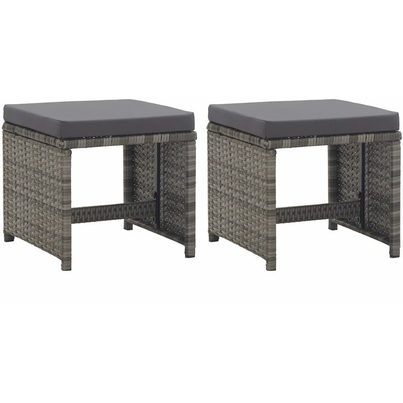 VidaXL Tabouret Pliable Bois Teck 40x32x45 Cm - Meuble Jardin Camping Plage Extérieur