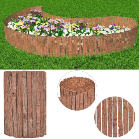 Furniture Limited - Clôture Écorce 1000 x 50 cm