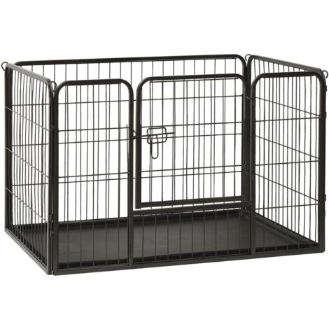 vidaXL Parc pour chiots acier 125 x 80 x 70 cm (170576) au