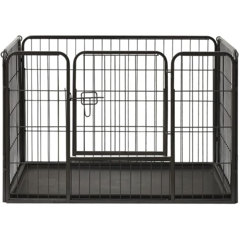 vidaXL Parc pour chiots acier 125 x 80 x 70 cm (170576) au