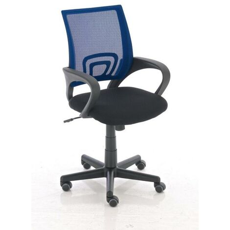 Geus Office Chaise sur un studio de réseau respirant PC PC Ergonomic pivotant Couleur : Bleu