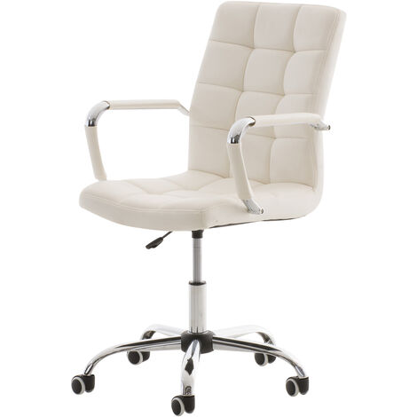 Fauteuil de bureau Deli V2 similicuir Blanc (1/5)