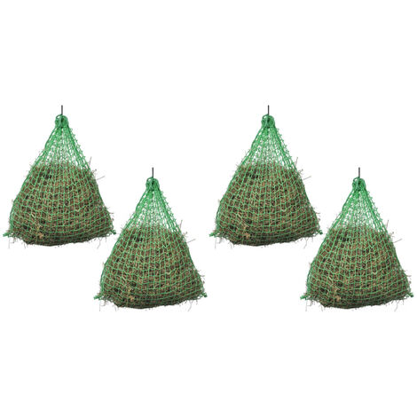 Filet à foin 4 pcs Rond 0,75 x 0,75 m PP vidaXL634529