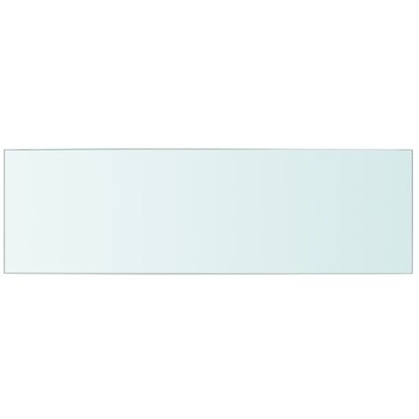 Ensemble de 2 étagères en verre avec conception élégante disponible en différentes tailles Taille : 50 x 15 cm