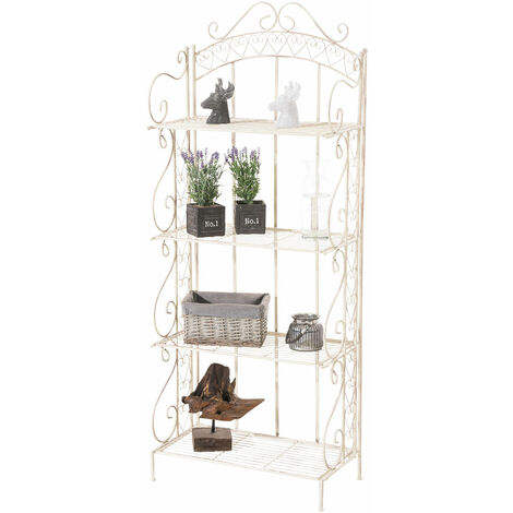 Etagère Antje en fer forgé Crème antique