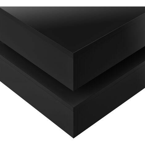 Table basse basse pour salon Salon Salon Design moderne différentes couleurs Couleur : noir