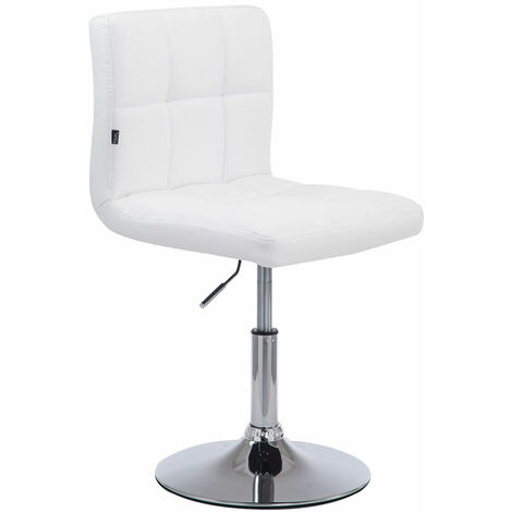 CLP – Chaise pliante rembourrée en similicuir – Hauteur d'assise réglable 41-55 cm – Piètement métal chromé – Charge max 135 kg (1/5)