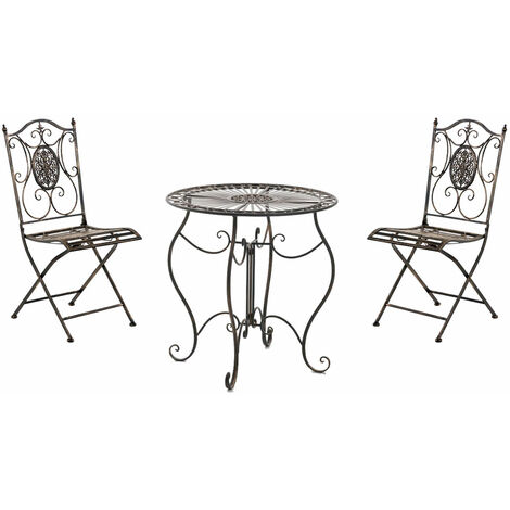 Ensemble de jardin Aldeano en fer Bronze (1/5)