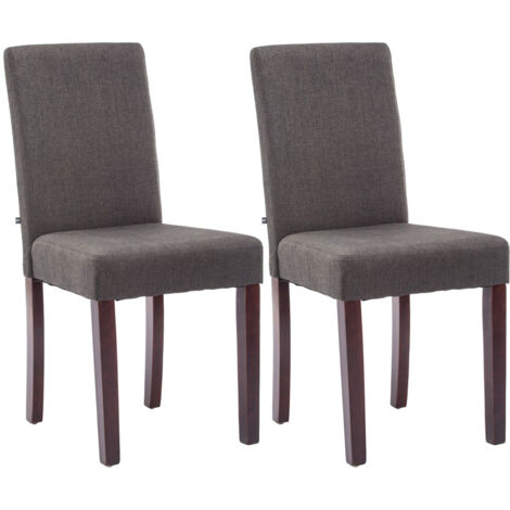 2er Set Esszimmerstuhl Ina Stoff cappuccino (1/5)