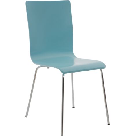 Chaise de style moderne assis avec des formes ergonomiques disponibles différentes couleurs colore : bleu ciel (1/5)
