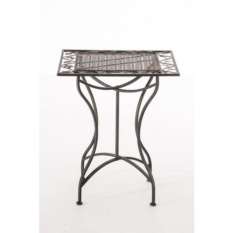 Table de patio Bon Ton Chic avec motifs inspirant diverses couleurs colore : Bronze (1/6)
