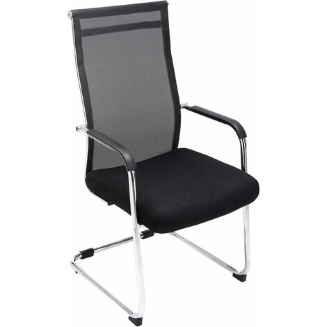 Chaise moderne et ergonomique avec revêtement en maille en surplomb différentes couleurs colore : NOIR (1/5)