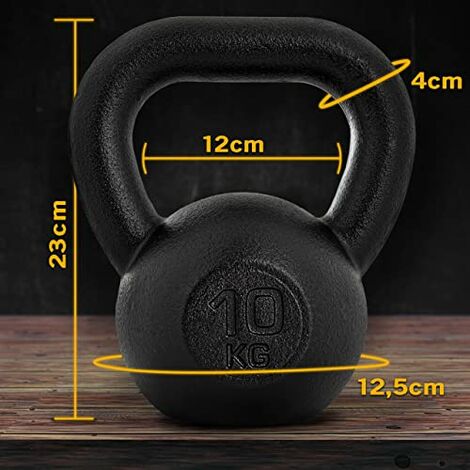 CRIVIT Kettlebell de 20 kg, en fonte massive