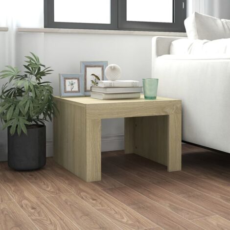 FIMEI Table basse Chêne sonoma 50x50x35 cm Aggloméré