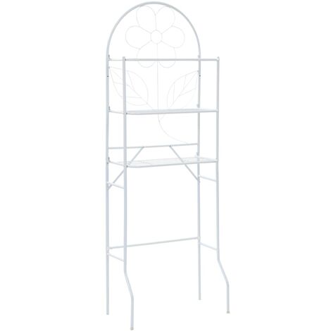 vidaXL Toilet Rack White 60x33x174 cm
