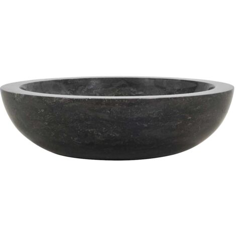 Évier 40 x 12 cm Marbre Noir