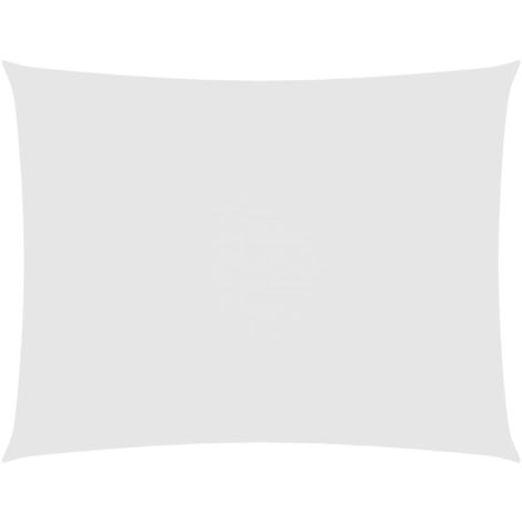 vidaXL Sunshade Sail Oxford Fabric Rectangular 5x7 m White