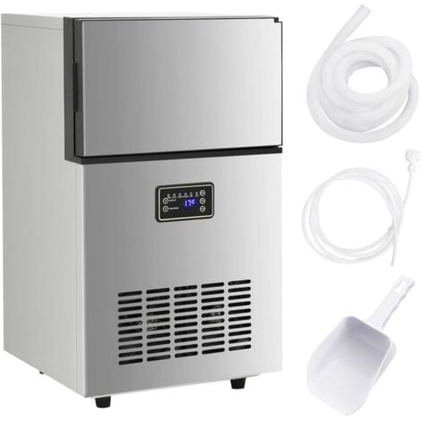 Appareil à glaçons 420 W argenté 45 kg / 24 h
