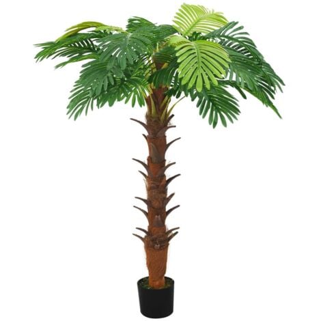 Palmier Cycas artificiel avec pot 160 cm Vert