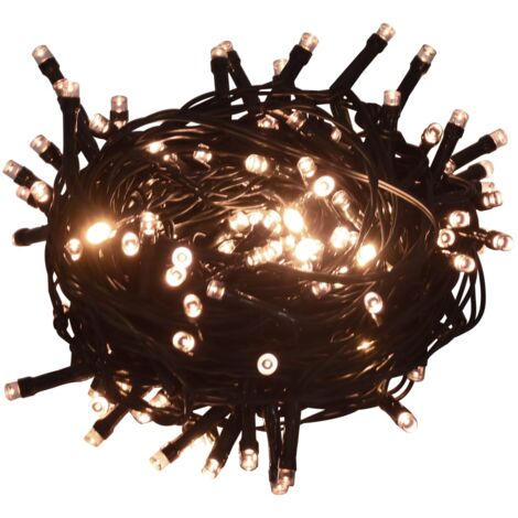 Light String with 1000 LEDs 100 m 8 Light Effects IP44 Warm White