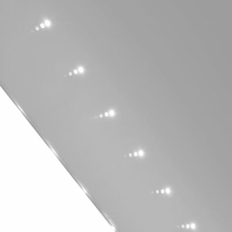 Miroir de salle de bain avec lumières LED 60 x 80 cm (L x H)