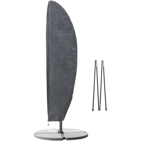 Housse De Protection Pour Parasol Et étendoir à Linge - Diam. Max 25cm, Longueur 150cm - Imperméable, Vert