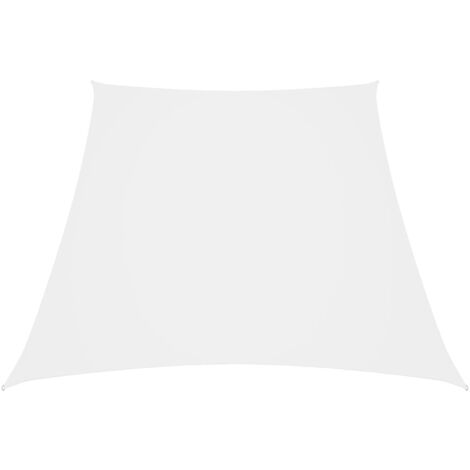 vidaXL Sunshade Sail Oxford Fabric Trapezium 2/4x3 m White (1/5)