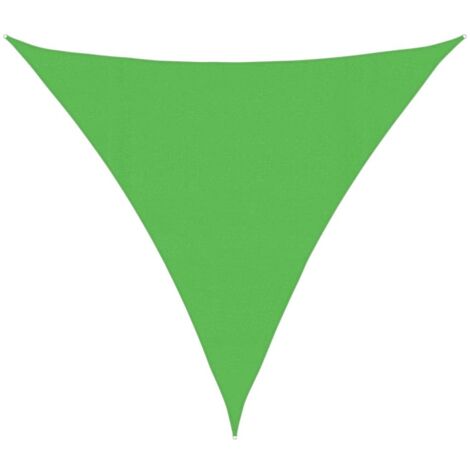 vidaXL Sunshade Sail 160 g/m² Light Green 4x4x4 m HDPE