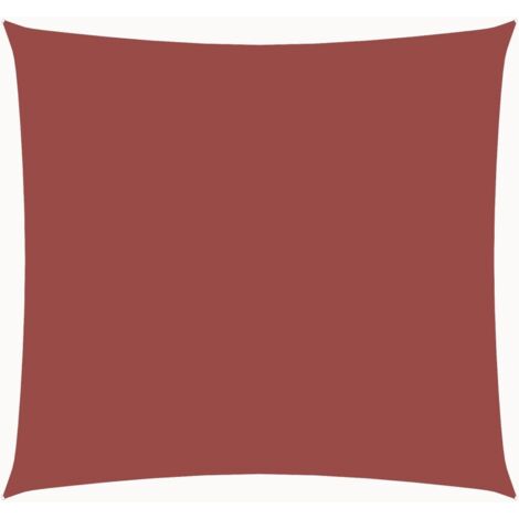 vidaXL Sunshade Sail Oxford Fabric Square 2x2 m Terracotta (1/6)