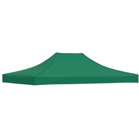 Toit de tente de réception 4x3 m Vert 270 g/m² vidaXL