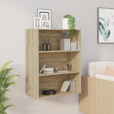 Armoire murale suspendue Chêne sonoma 69,5x32,5x90 cm vidaXL