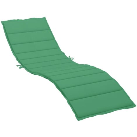 Coussin de chaise longue vert 200x70x3 cm tissu oxford vidaXL