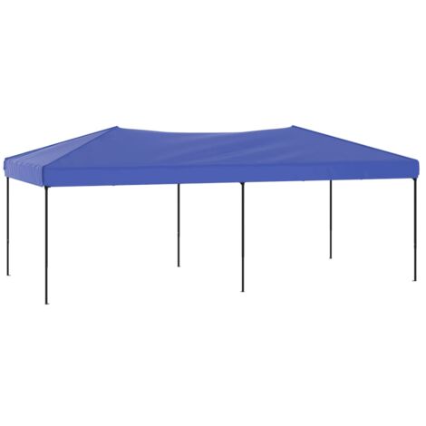Tente de réception Barnum, Chapiteau de jardin pliable Bleu 3x6 m vidaXL