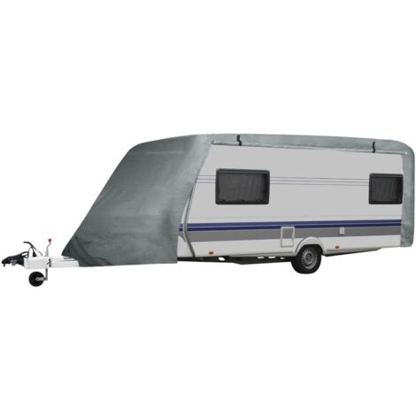 Vidaxl – Housse de roulotte taille M – Tissu polypropylène 100% – Dimensions 610 x 230 x 220 cm – Hydrofuge et résistant aux UV