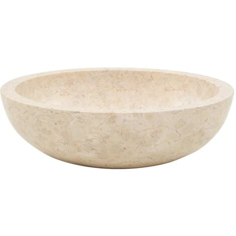 Évier 40 x 12 cm Marbre Crème