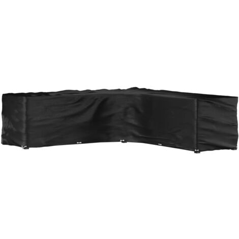 Housse de salon de jardin en forme de L 20 œillets 300x300x90cm vidaXL