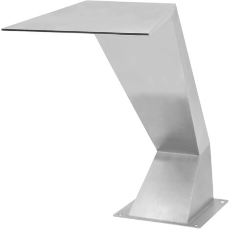 Vidaxl – Fontaine d'étang en acier inoxydable 64 x 30 x 52 cm – Résistante à l'eau chlorée – Accessoires inclus pour pompe à eau