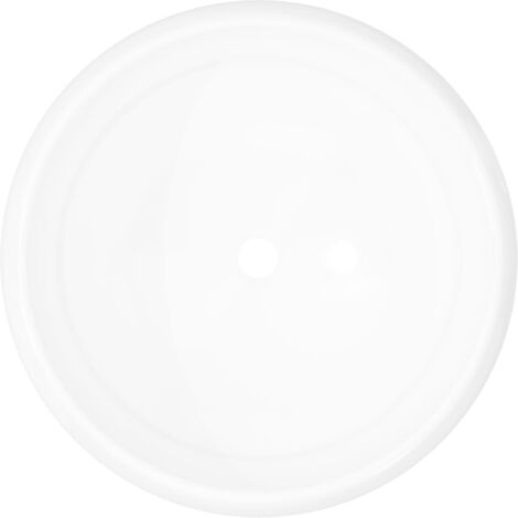 Lavabo ronde Céramique Blanc 40 x 15 cm