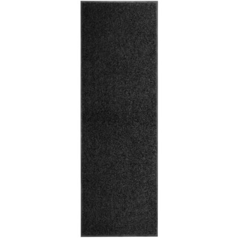 Paillasson lavable Noir 60x180 cm