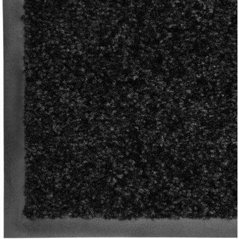 Paillasson lavable Noir 60x180 cm