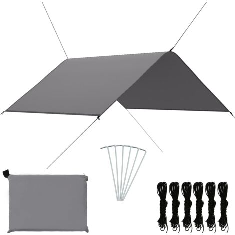 vidaXL Outdoor Tarp 3x2,85 m Grey