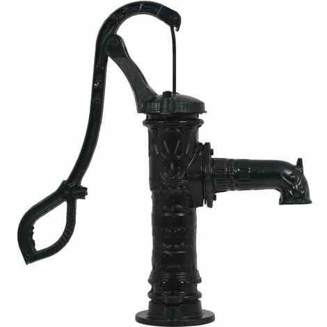 Pompe à eau de jardin avec support en fonte