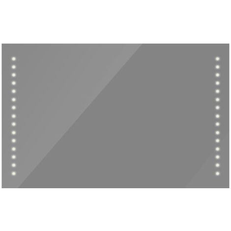 Espejo de pared con luces LED 100x60 cm