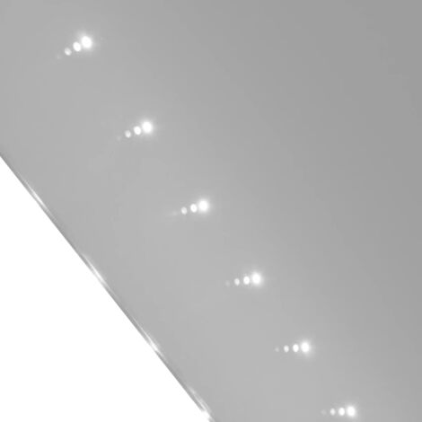 Espejo de pared con luces LED 100x60 cm