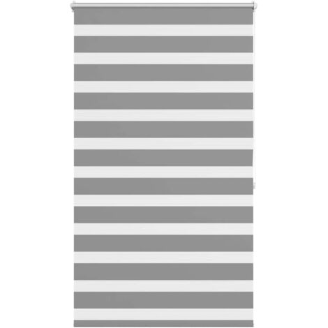 vidaXL Zebra blind 80,9x175 cm Fabric Width 76,7 cm grey (1/5)