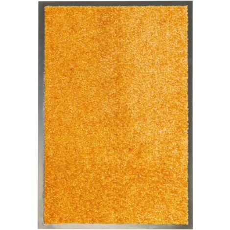 Paillasson lavable Orange 40x60 cm vidaXL