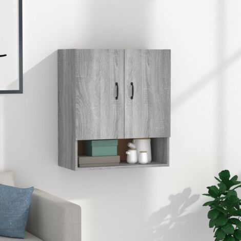 Armoire murale Sonoma gris 60x31x70 cm Bois d'ingénierie vidaXL (1/5)